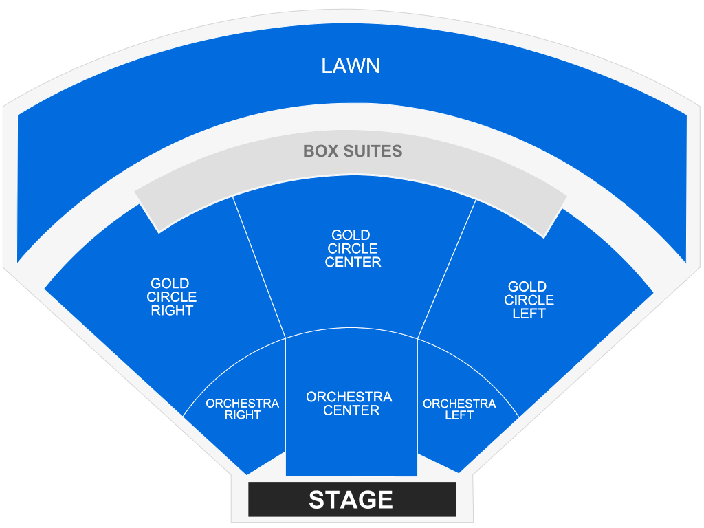 Venue seating chart for The Infamous Stringdusters for reference only