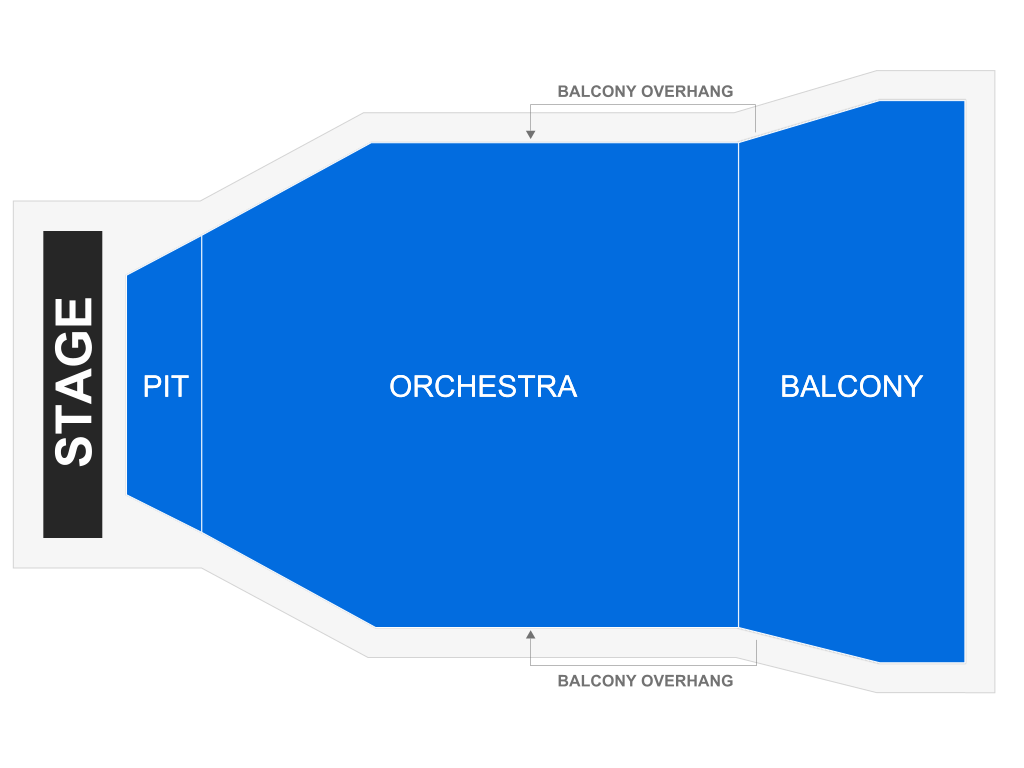 Venue seating chart for Whose Live Anyway? for reference only